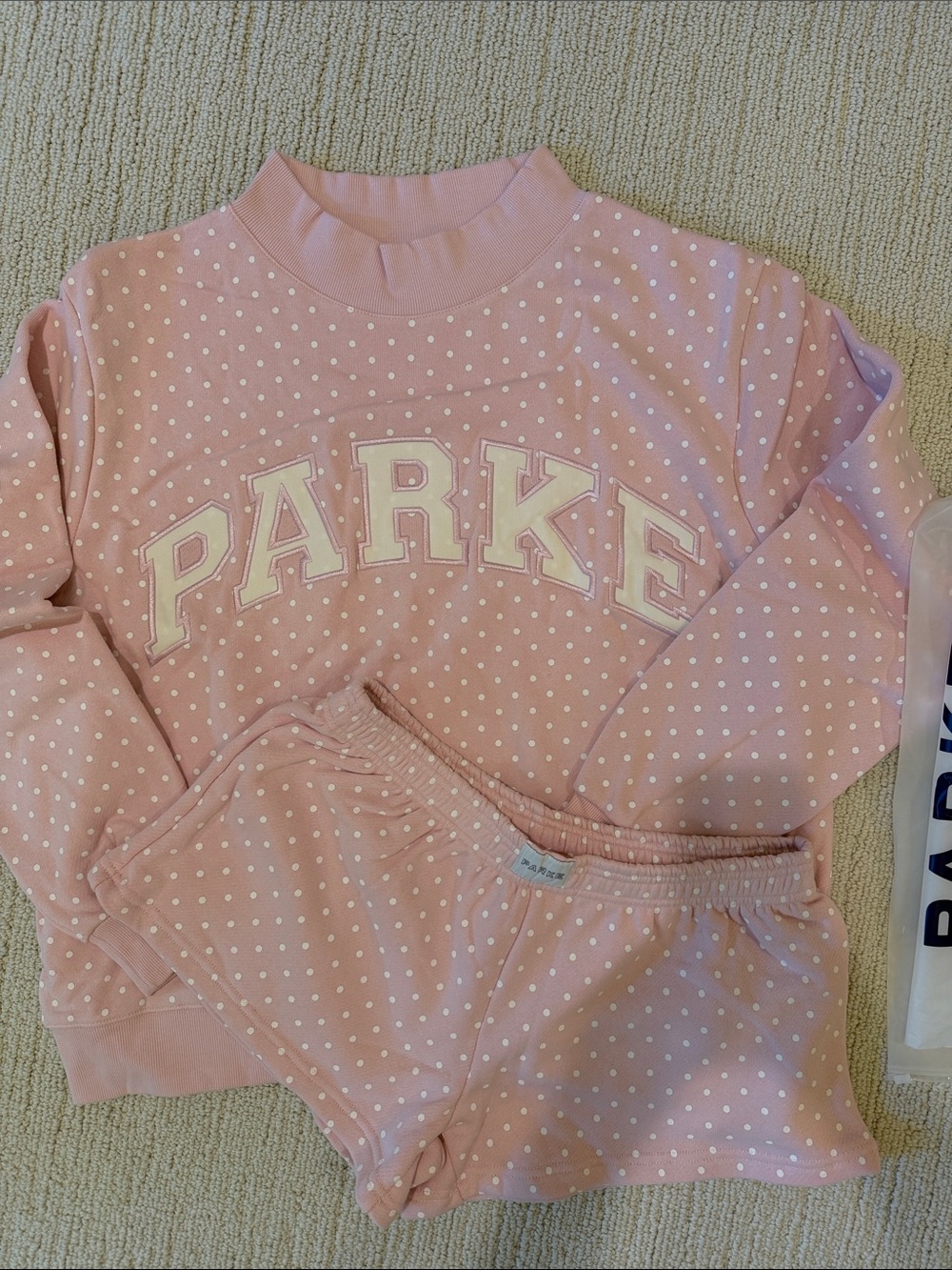 Parke Pink Polka Dot Set *NEW WITH TAGS!*
